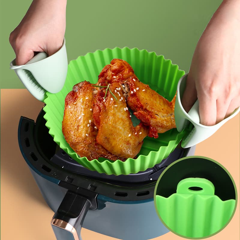 Kit compre 3 LEVE 6 Formas de silicone para Air Fryer