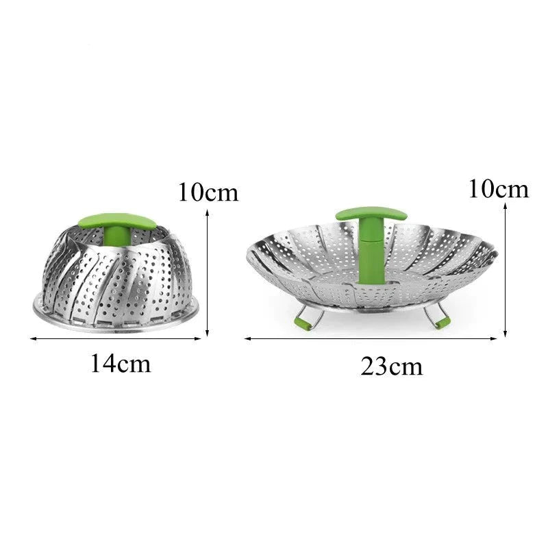 Cesta de Inox Para Cozimento a Vapor